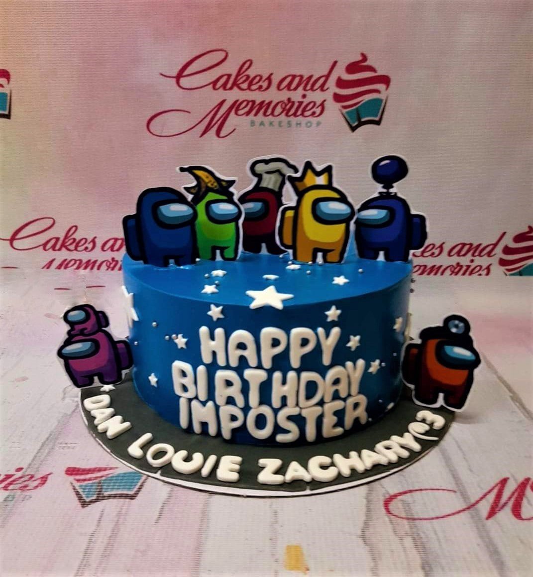 Among us Cake - 1111 – Cakes and Memories Bakeshop